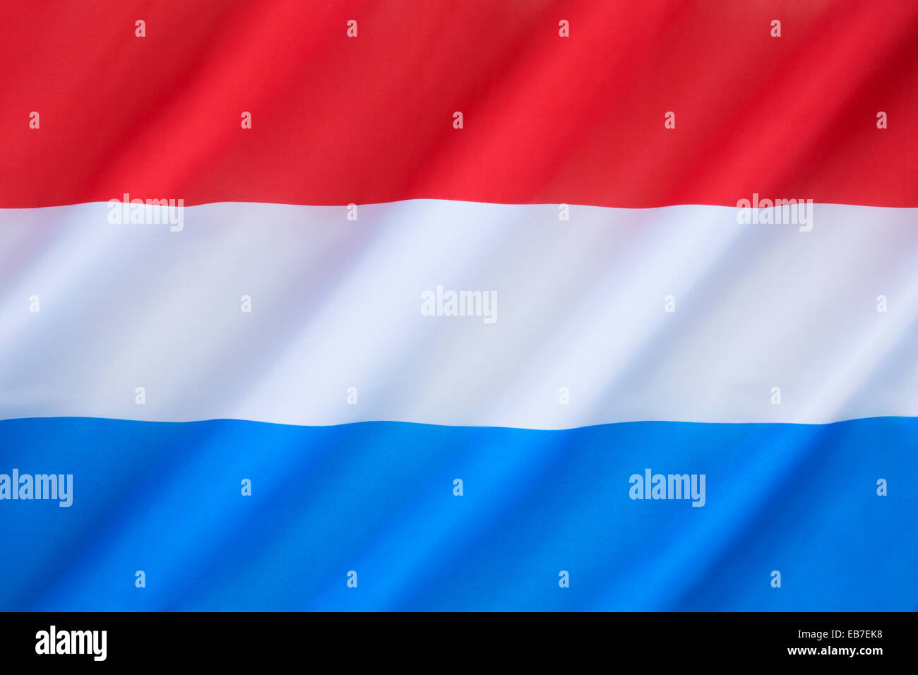 Bandiera del Granducato del Lussemburgo Foto Stock