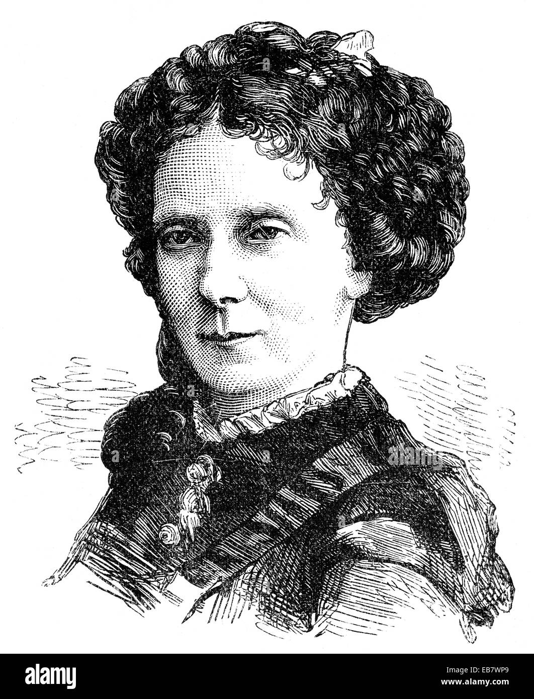 Marie di Hesse e dal Reno o Maria Alexandrovna, 1824 - 1880, imperatrice di Russia come moglie dell'Imperatore Alessandro II, Maximilia Foto Stock