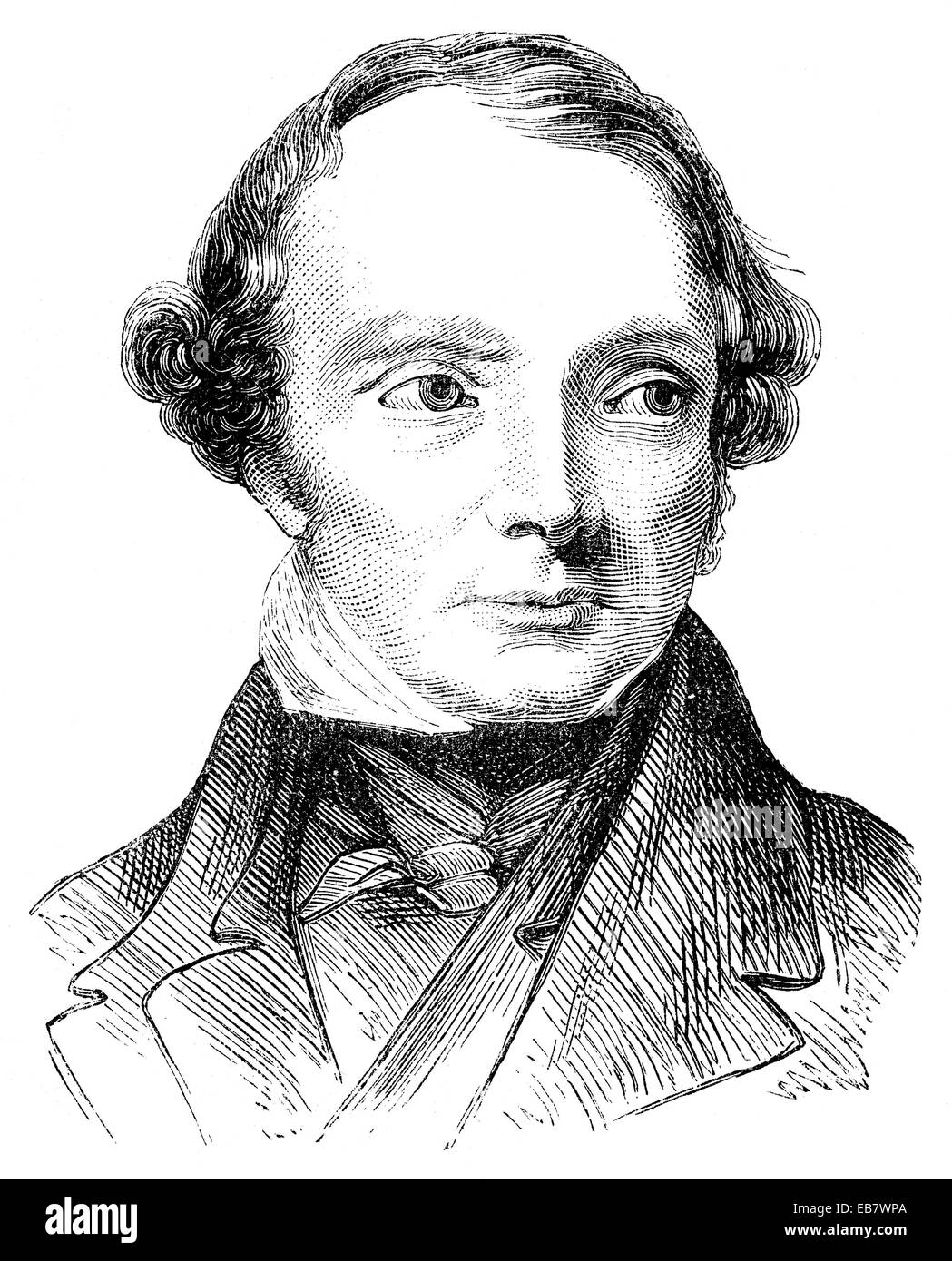 John Russell, primo Earl Russell, 1792 - 1878, il Primo Ministro britannico sotto la Regina Victoria e riformatore liberale, John Russell, 1. Foto Stock