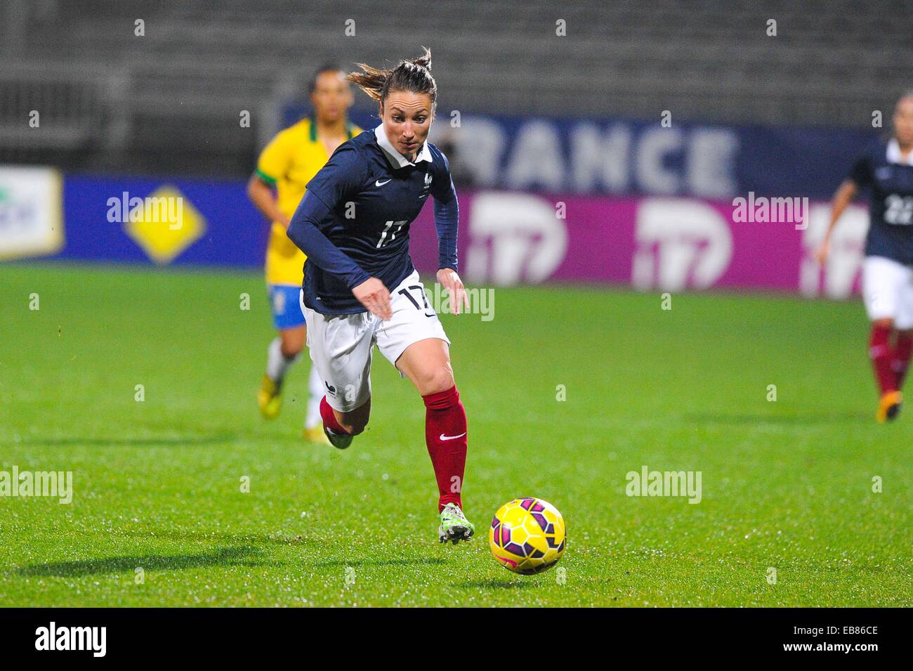 Gaetane THINEY - 26.11.2014 - Francia/Bresil - Match amical Photo : Jean Paul Thomas/Icona Sport Foto Stock