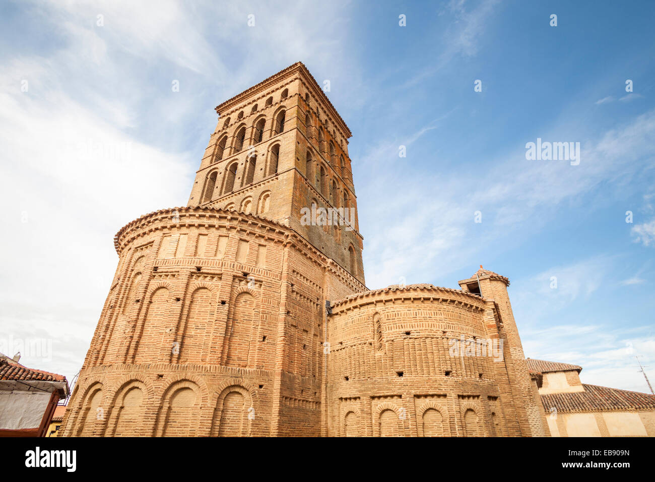 Chiesa di San Lorenzo a Sahagun, Via di San Giacomo, Leon, Spagna Foto Stock