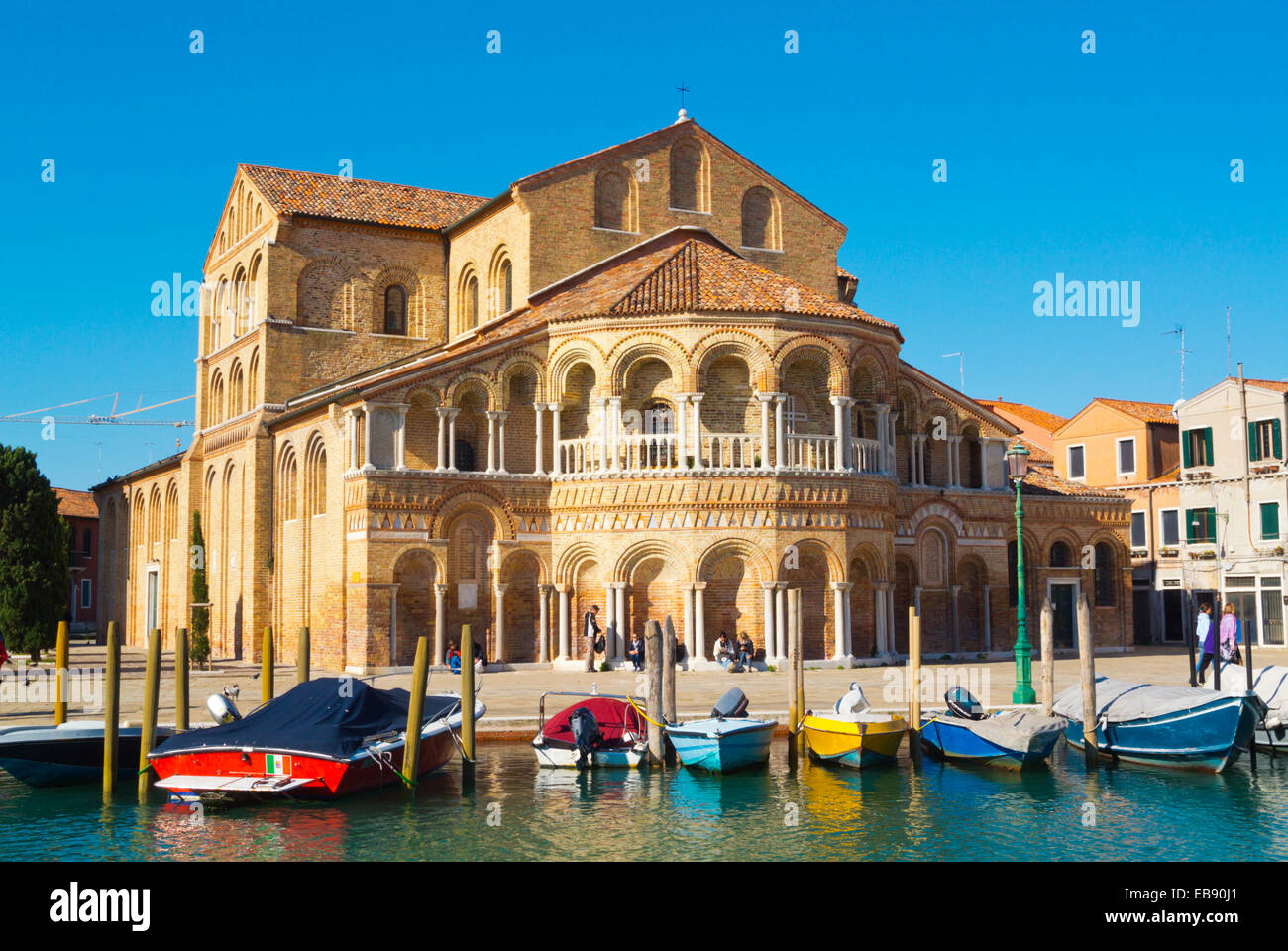 Chiesa dei Santi Maria e Donato, chiesa, Campo San Donato, isola di Murano, Venezia, Italia Foto Stock