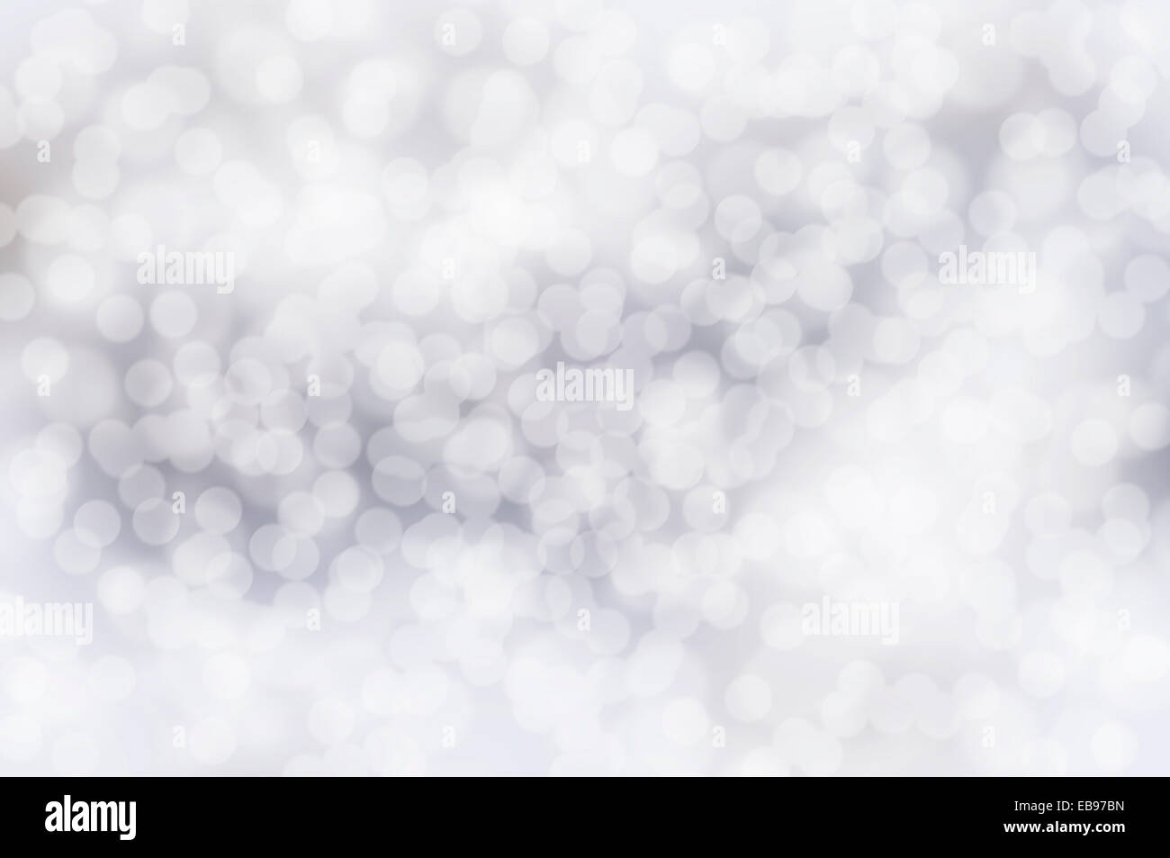 Festosa silver glitter sfondo con luci sfocati Foto Stock