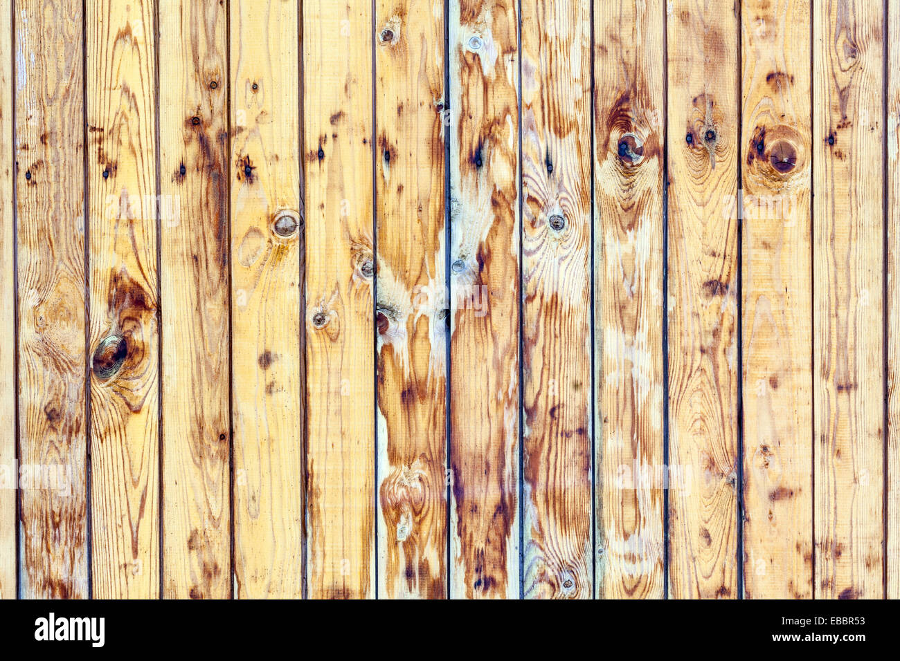 Vintage sfondo bianco parete in legno. Foto Stock