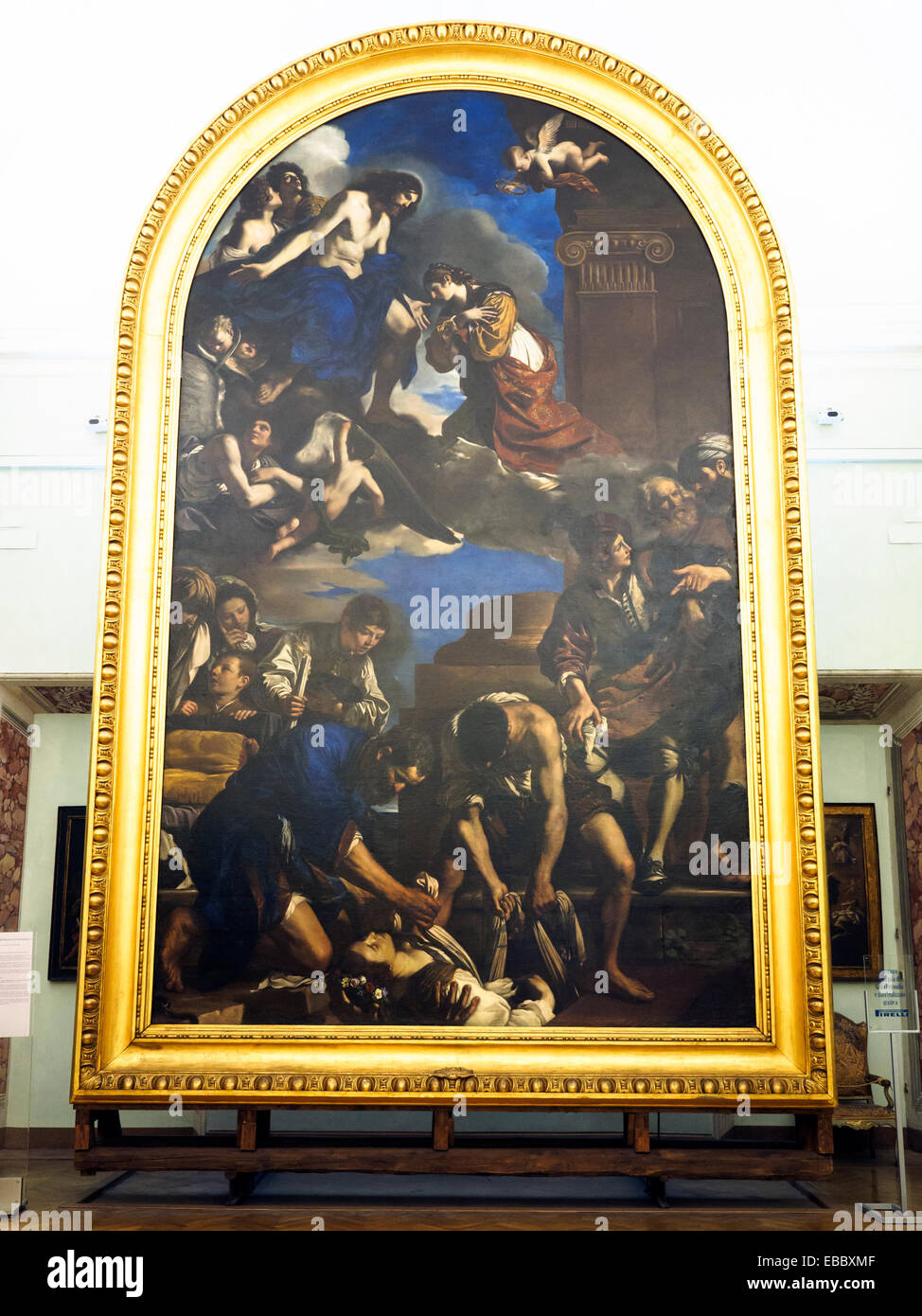 Guercino (Giovanni Francesco Barbieri, Cento 1591 - Bologna 1666) Seppellimento di Santa Petronilla (sepoltura di Santa Petronilla) olio su tela Musei Capitolini - Roma, Italia Foto Stock