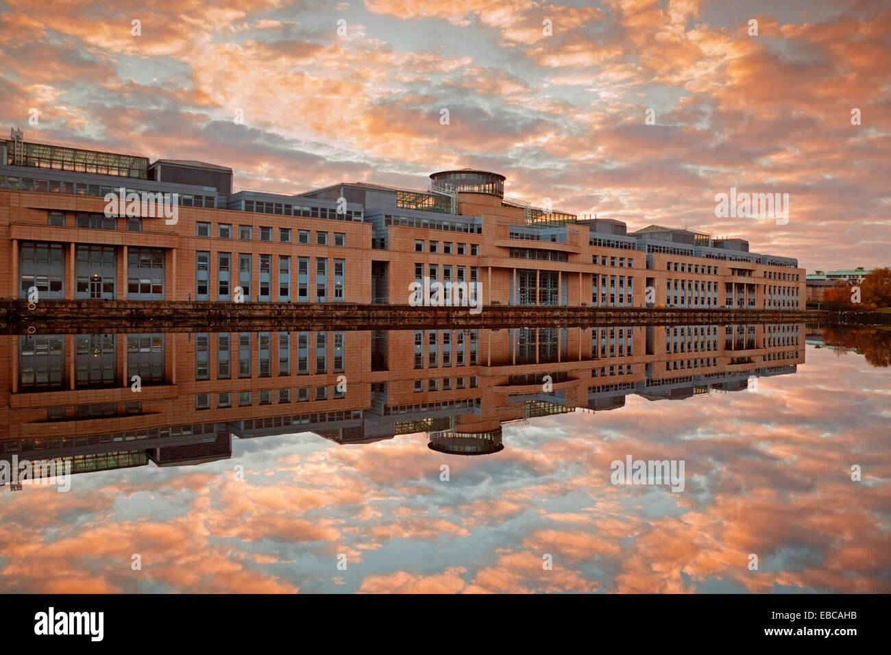 Il governo scozzese Building, Victoria Quay, Leith, Edimburgo Foto Stock