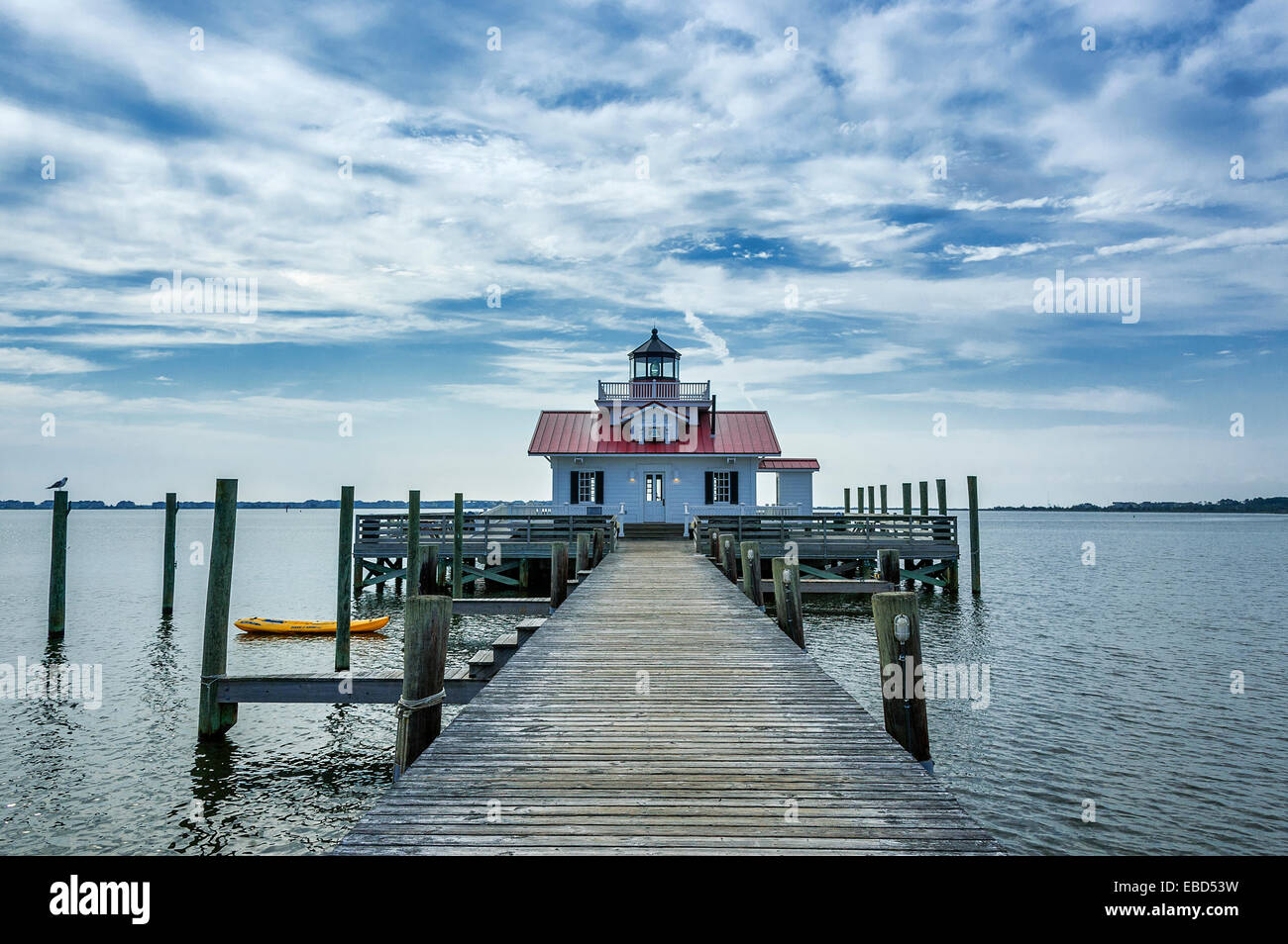 Roanoke paludi faro, Isola Roanoke, North Carolina, STATI UNITI D'AMERICA Foto Stock