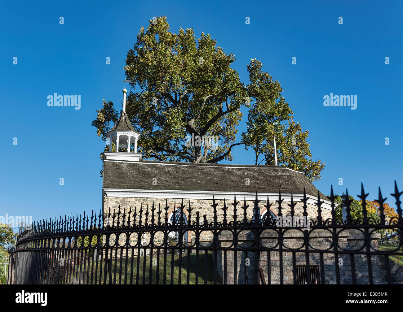 Vecchia chiesa olandese riformata, Sleepy Hollow, New York, Stati Uniti d'America Foto Stock