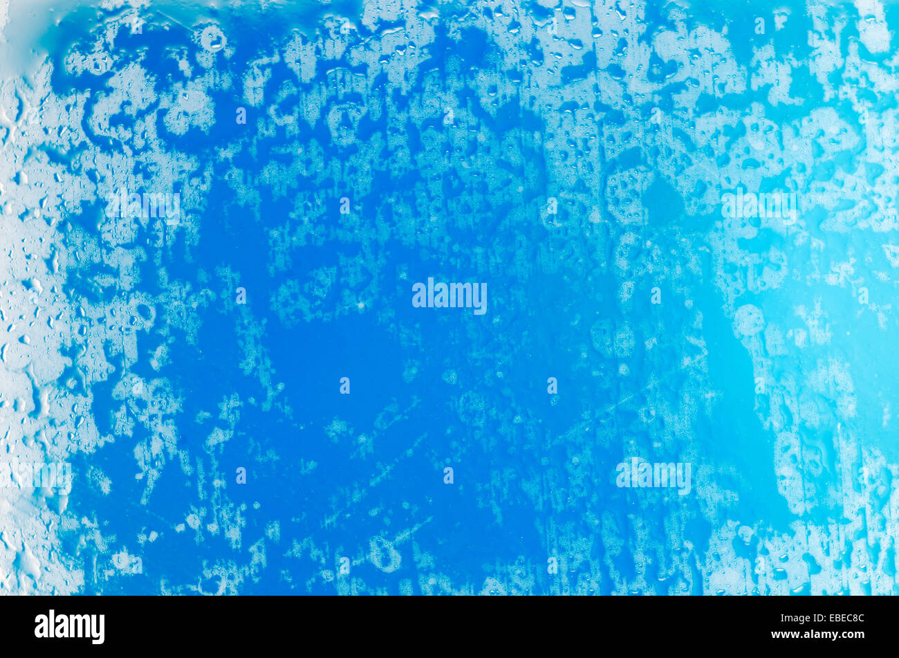 Steamy congelati vetro sfondo astratto Foto Stock
