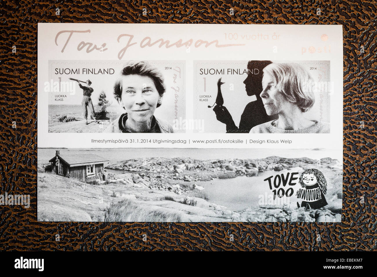 Tove Jansson timbro Foto Stock