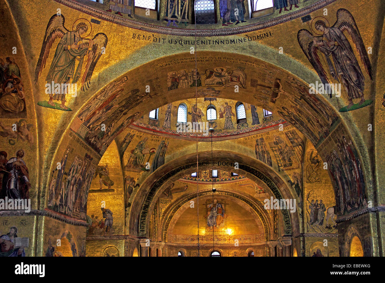 Venezia basilica san marco interno immagini e fotografie stock ad alta