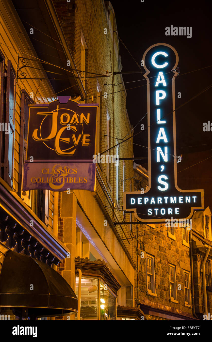 Caplans Department Store in Ellicott City, Maryland Foto Stock