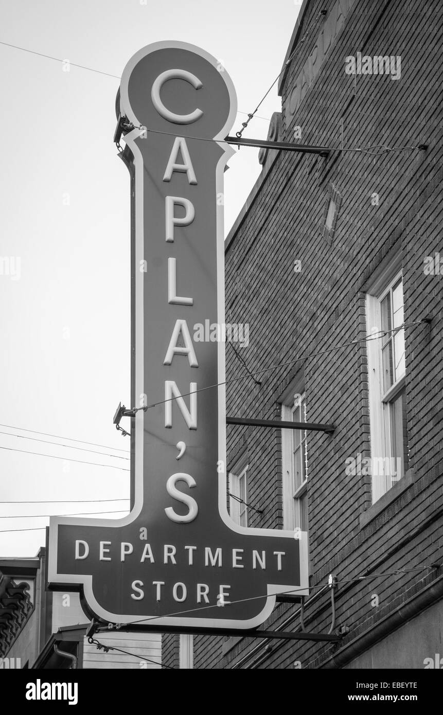 Caplans Department Store in Ellicott City, Maryland Foto Stock