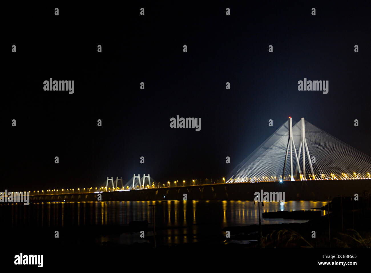 Ponte di Bandra il trasporto su strada Foto Stock