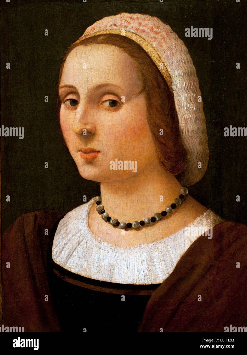 Ritratto di signora di Vincenzo Tamagni 1492 -1529 San Gimignano Italia Italiano Foto Stock