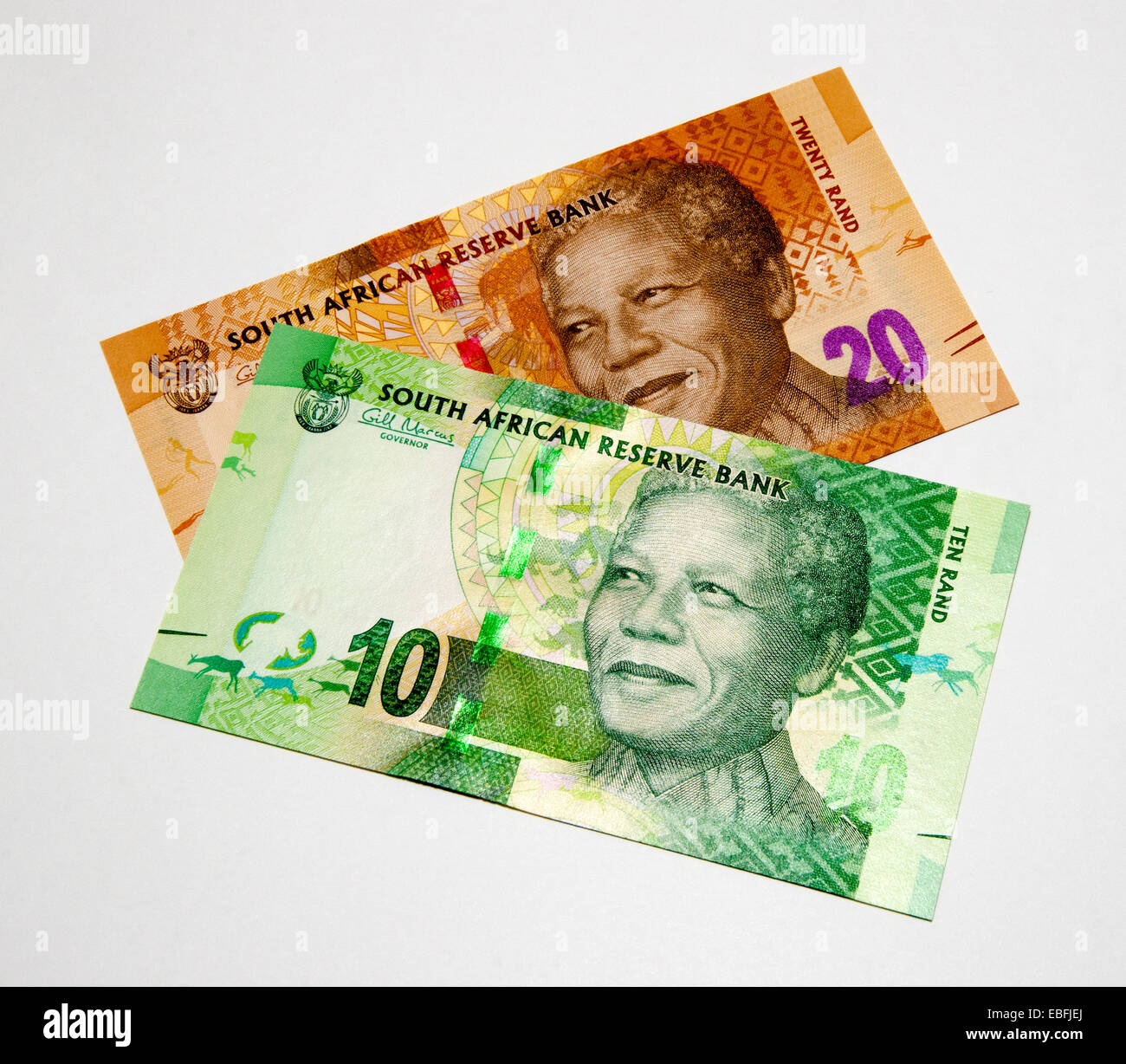 Sud Africa Banconote Foto Stock