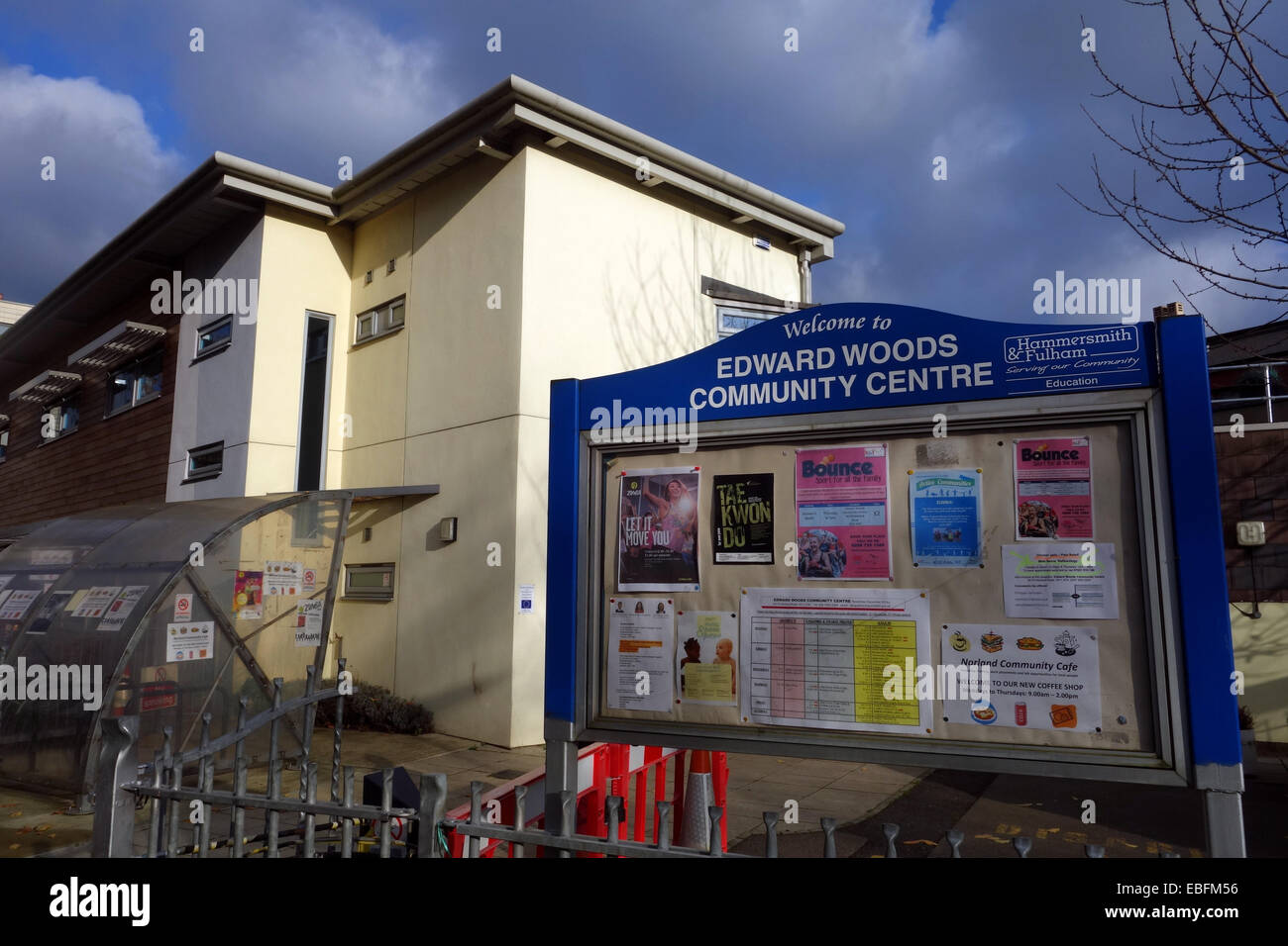 Edward boschi centro comunitario a Notting Hill London W1 Foto Stock