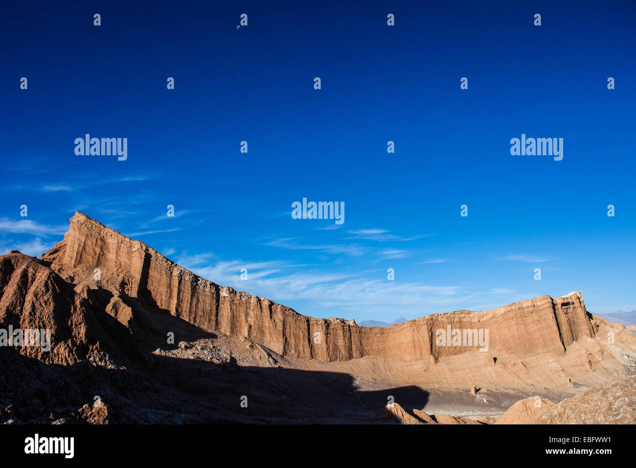 A valle della luna vicino a San Pedro de Atacama in Cile Foto Stock