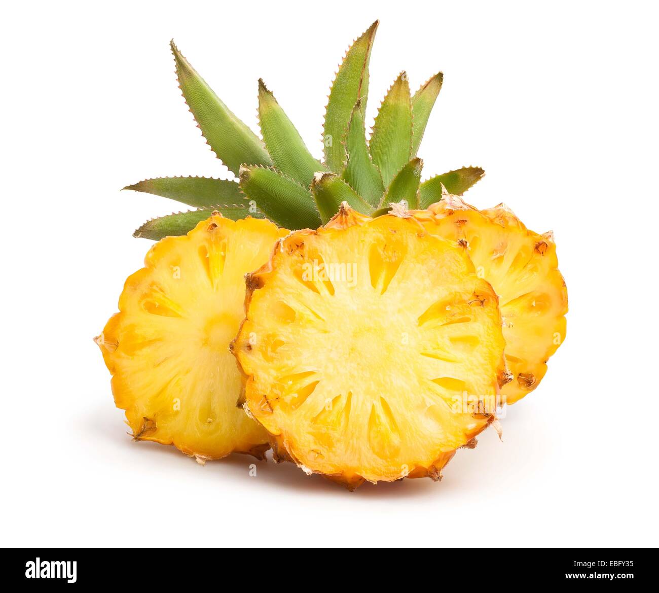 Baby ananas isolato Foto Stock