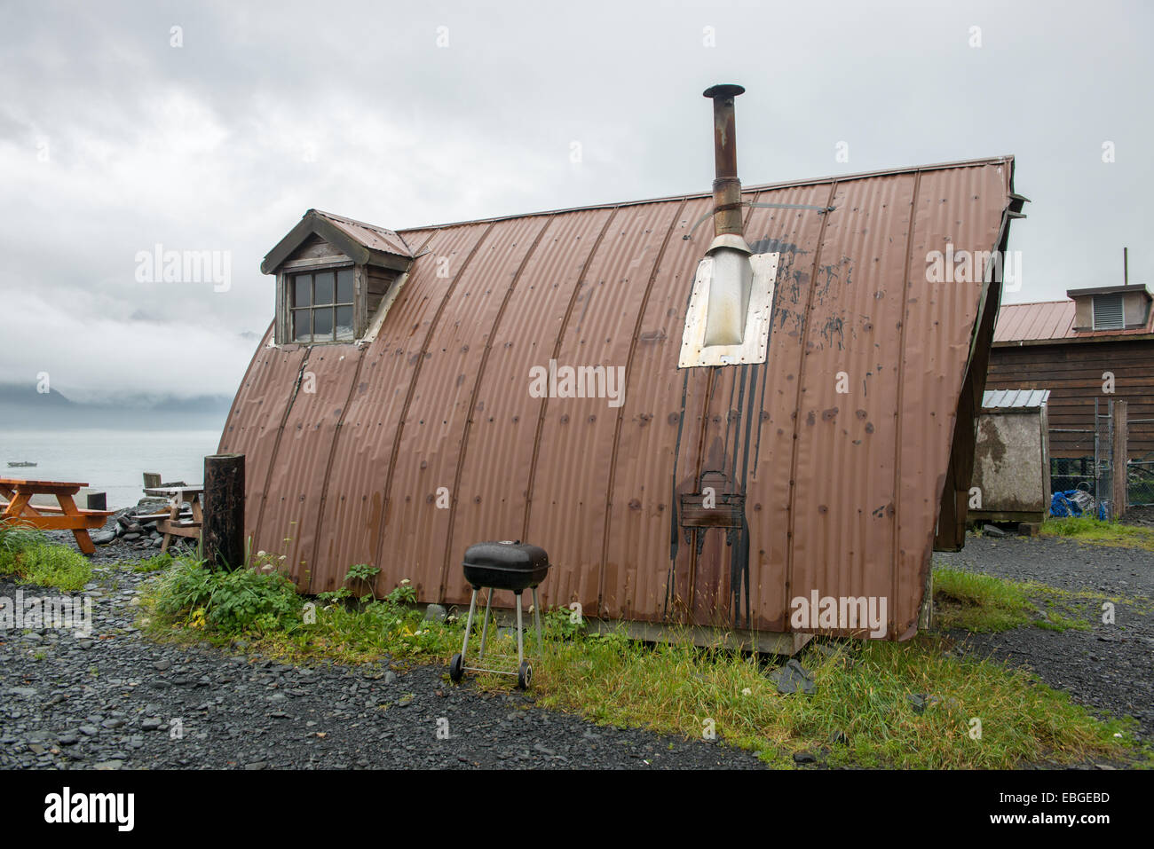 Effettuare il cambio casa in Seward, Alaska Foto Stock