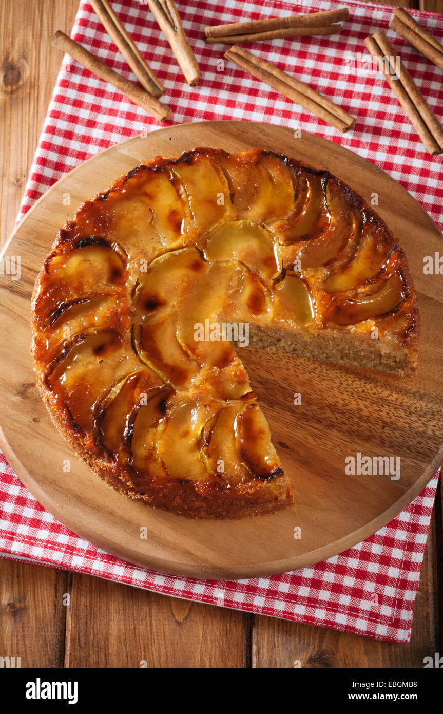 Olandese torta di Apple Foto Stock