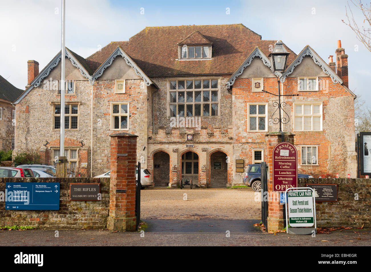 I fucili Berkshire e Wiltshire Museum, l'armadio, la stretta, Salisbury. Regno Unito (73) Foto Stock