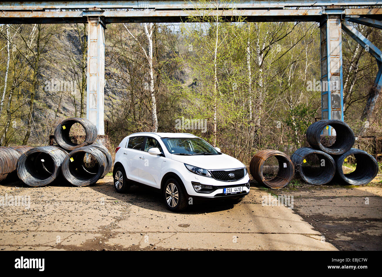 Kia Sportage, il crossover, seconda generazione Foto Stock