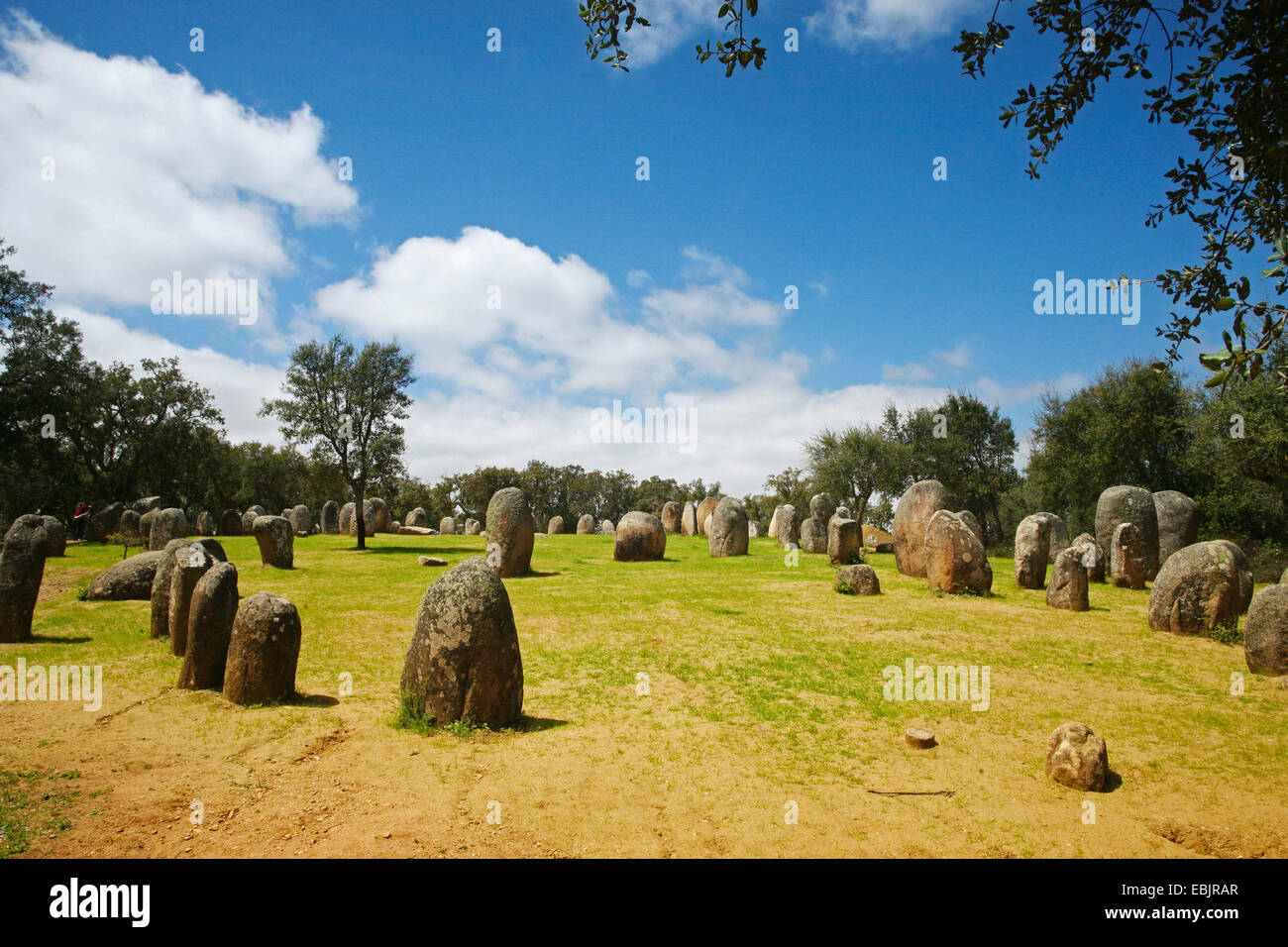Monumento megalitico di Alentejo, Portogallo Alentejo Foto Stock