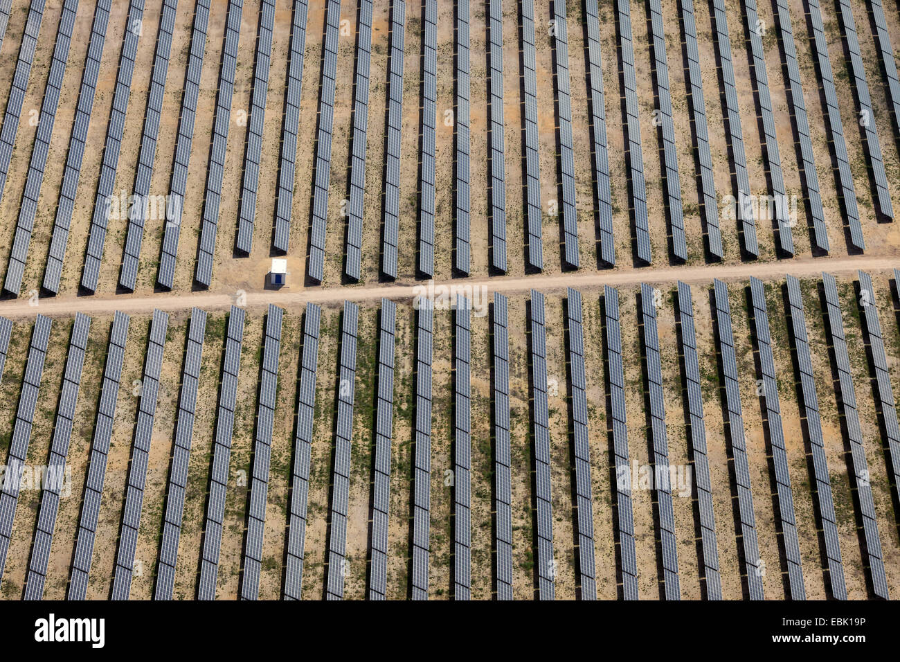 Sunselex energia solare sistemi, Solaranlage Turnow, Germania, il Land Brandeburgo Foto Stock