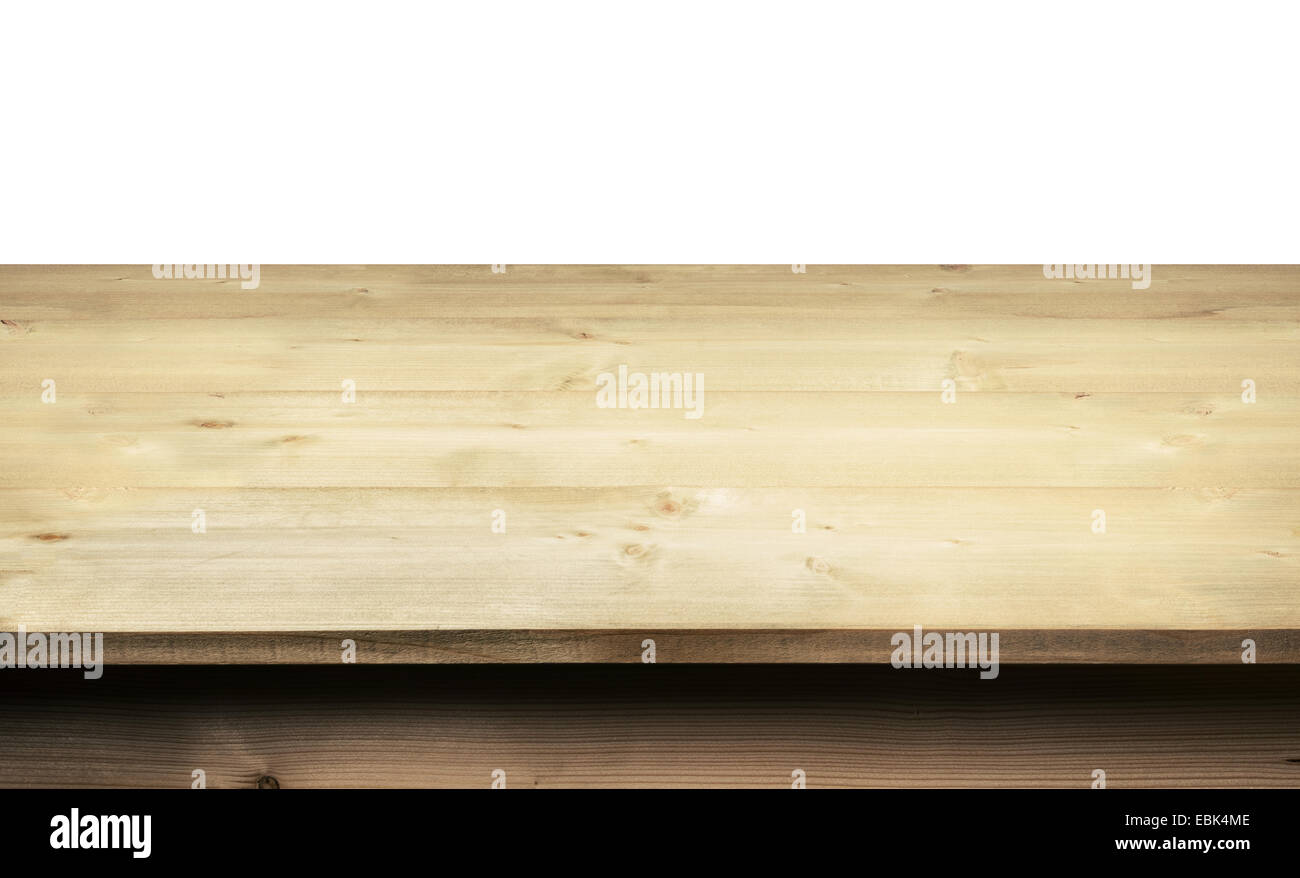 Tavolo in legno top Foto Stock