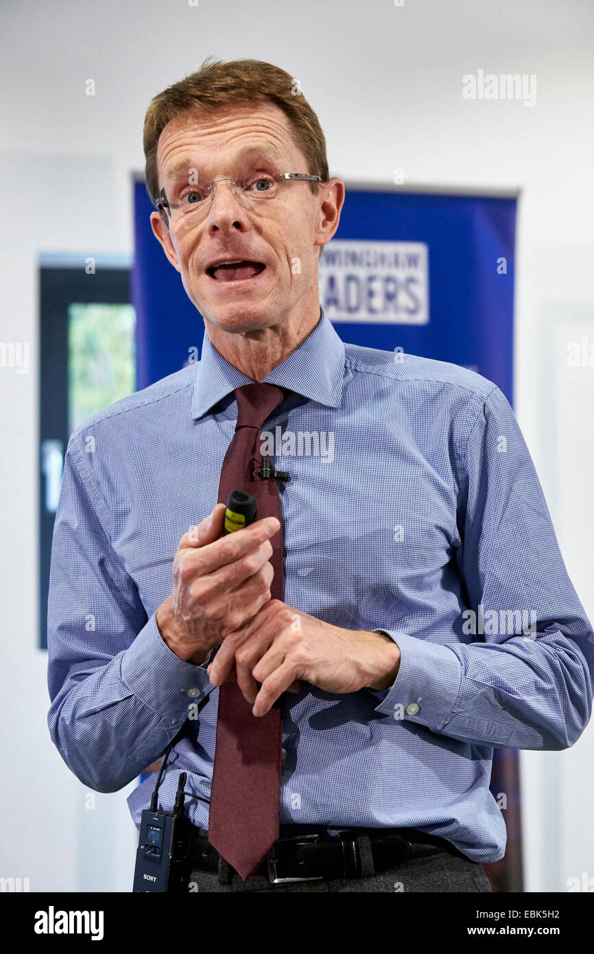 Andy Street Managing Director, John Lewis nella foto durante una conferenza tenutasi a Birmingham, Regno Unito Foto Stock