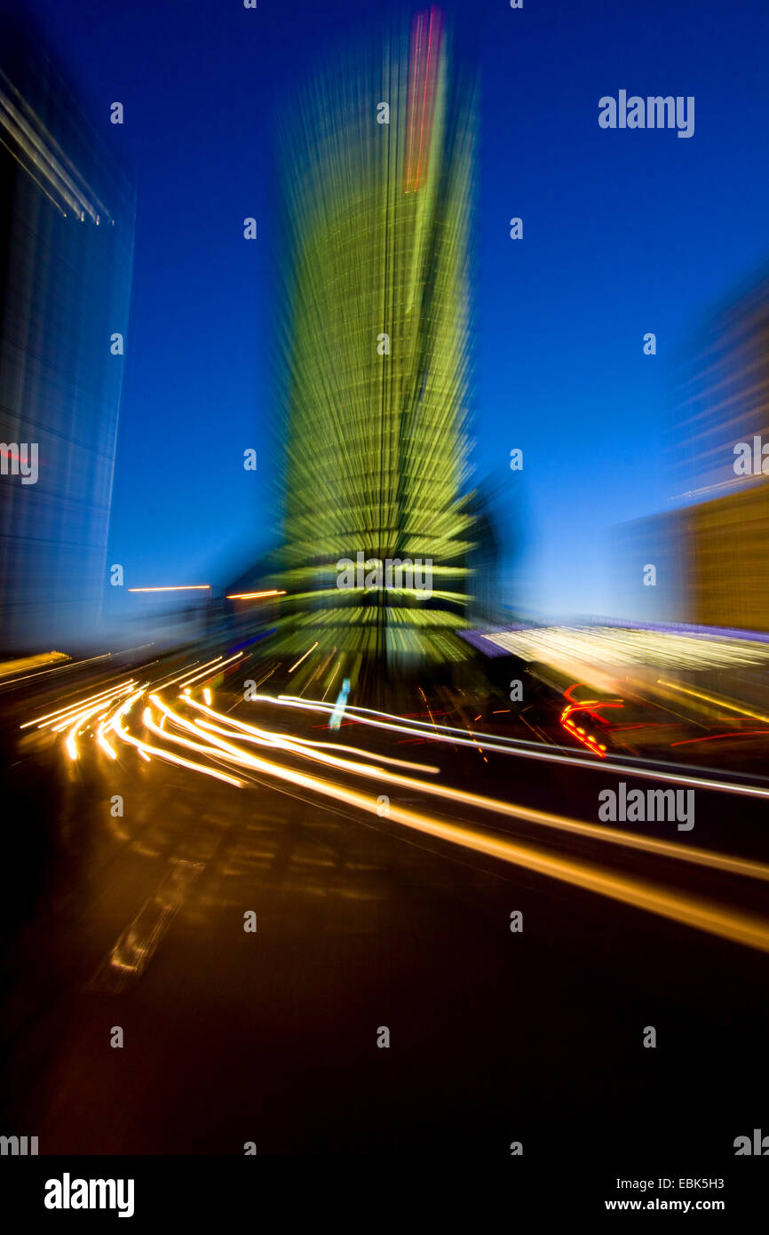 Edifici ad alta su Potsdamer Platz, Germania Berlino Foto Stock