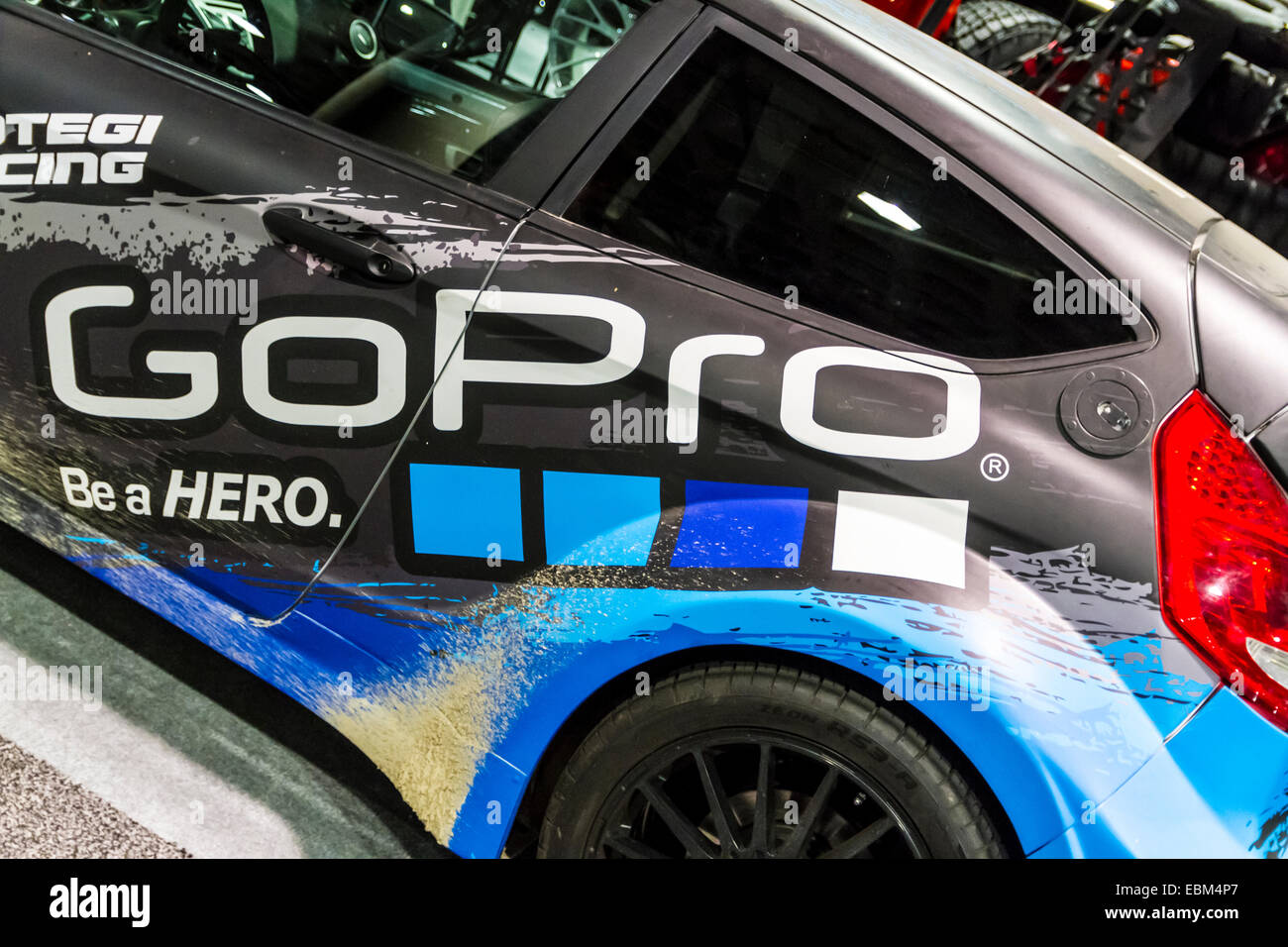 La GoPro Hero auto presso il 2014 Los Angeles Auto Show Foto Stock