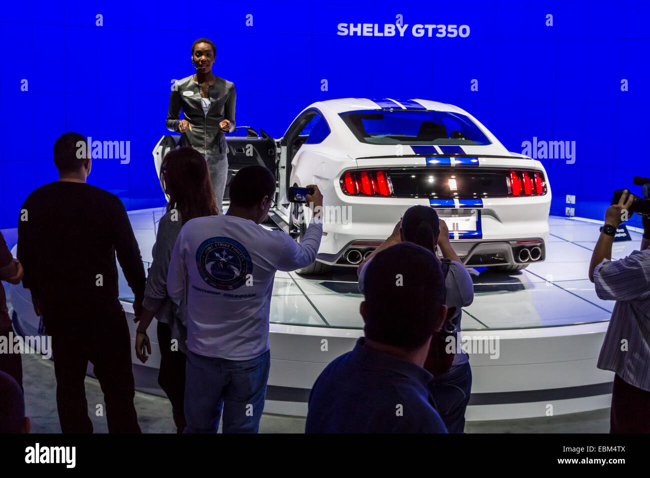 Il 2015 Ford Mustang GT 350 al 2014 Los Angeles Auto Show Foto Stock