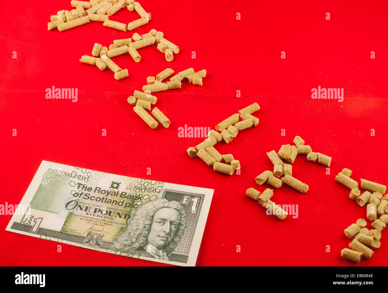 Salvataggio di pellet Pound Foto Stock