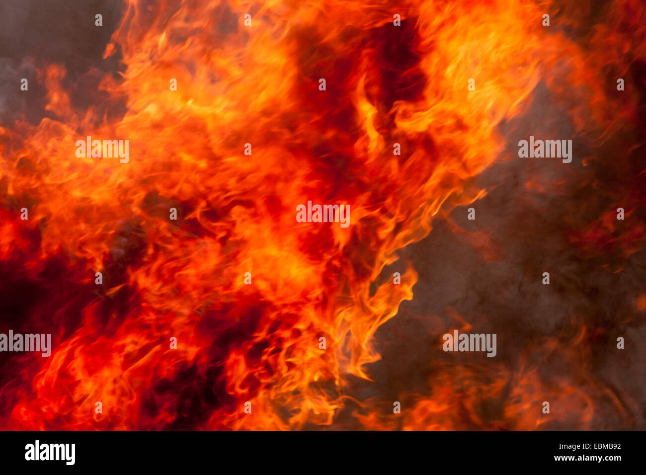 Fiamme veloce di laminazione Foto Stock