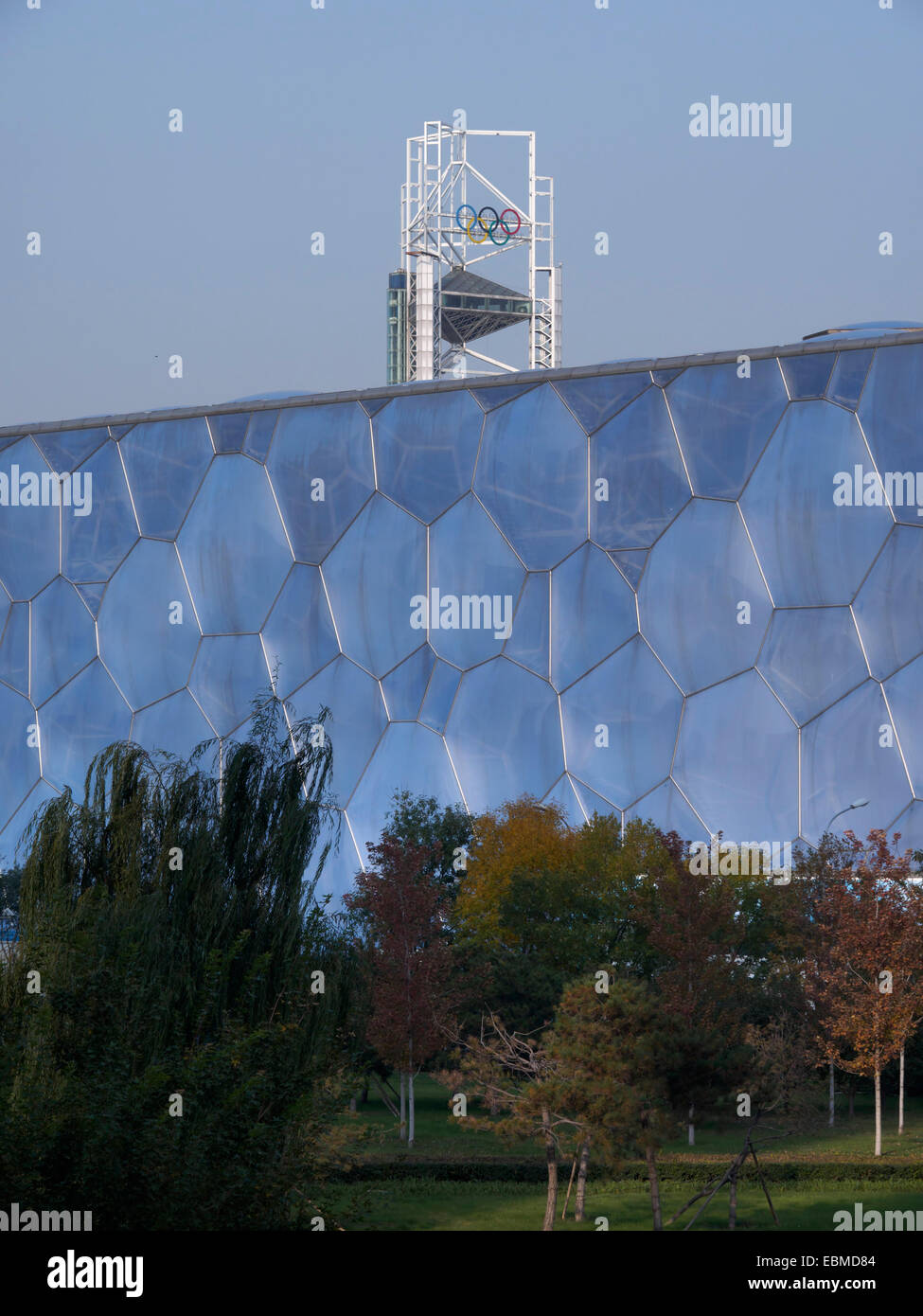 Beijing National Aquatics Centre - Giochi Olimpici 2008 Luogo di nuoto - Cubo Acqua Foto Stock