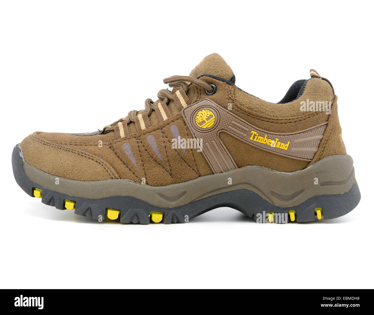 Luce marrone Timberland scarpe trekking Foto stock - Alamy