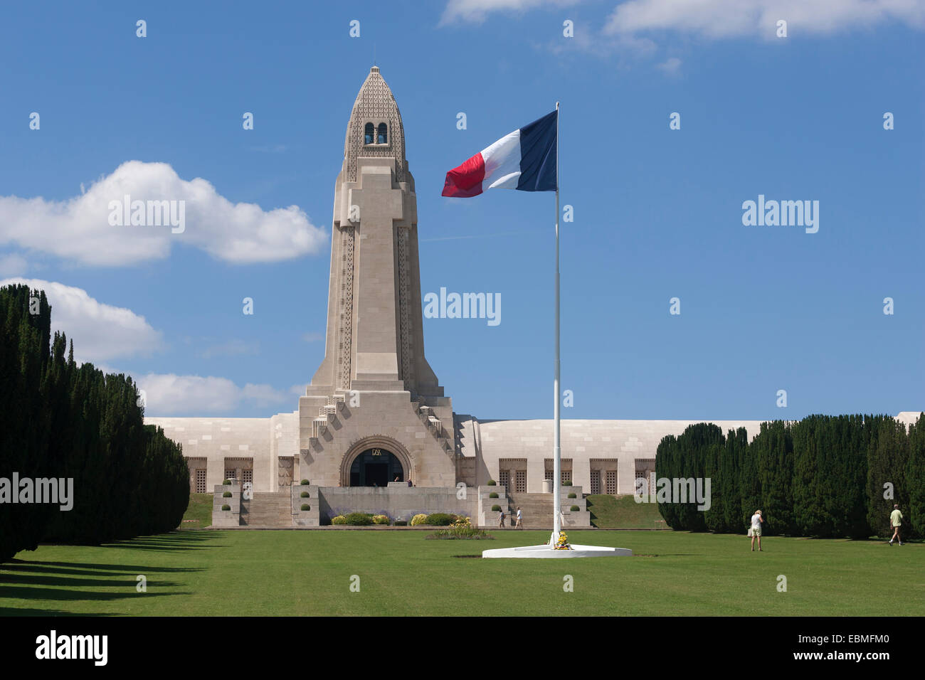 Ossario Douaumont. Verdun, Francia. Foto Stock