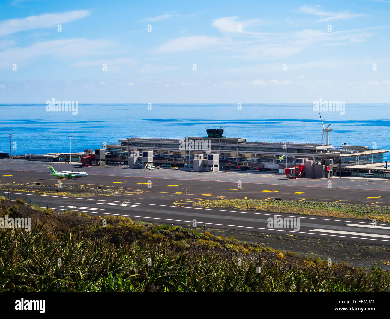 L'aeroporto di La Palma, Lodero, Punta de las Lajas La Palma Isole Canarie Spagna Foto Stock