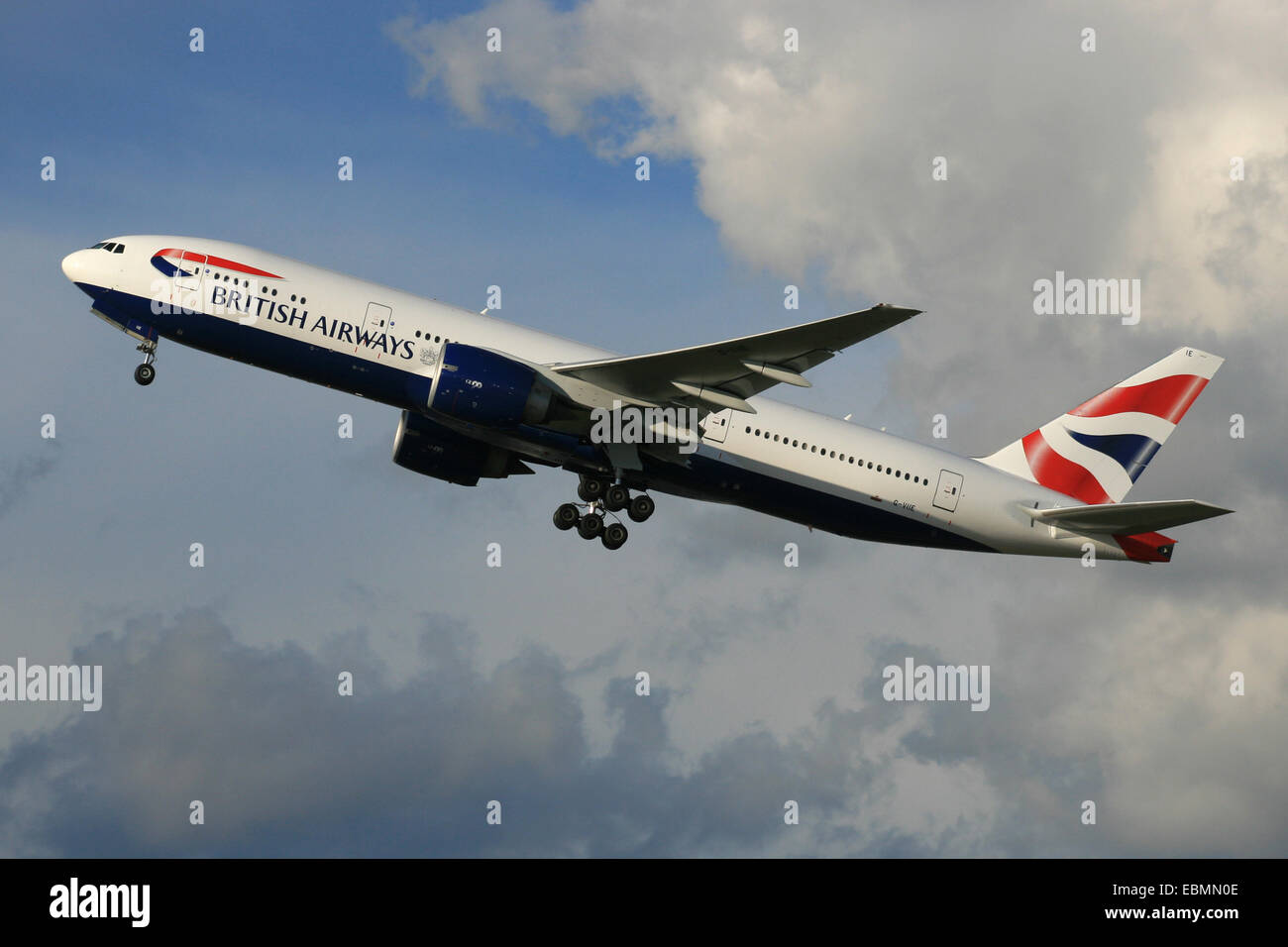 BA BRITISH AIRWAYS 777 200 Foto Stock