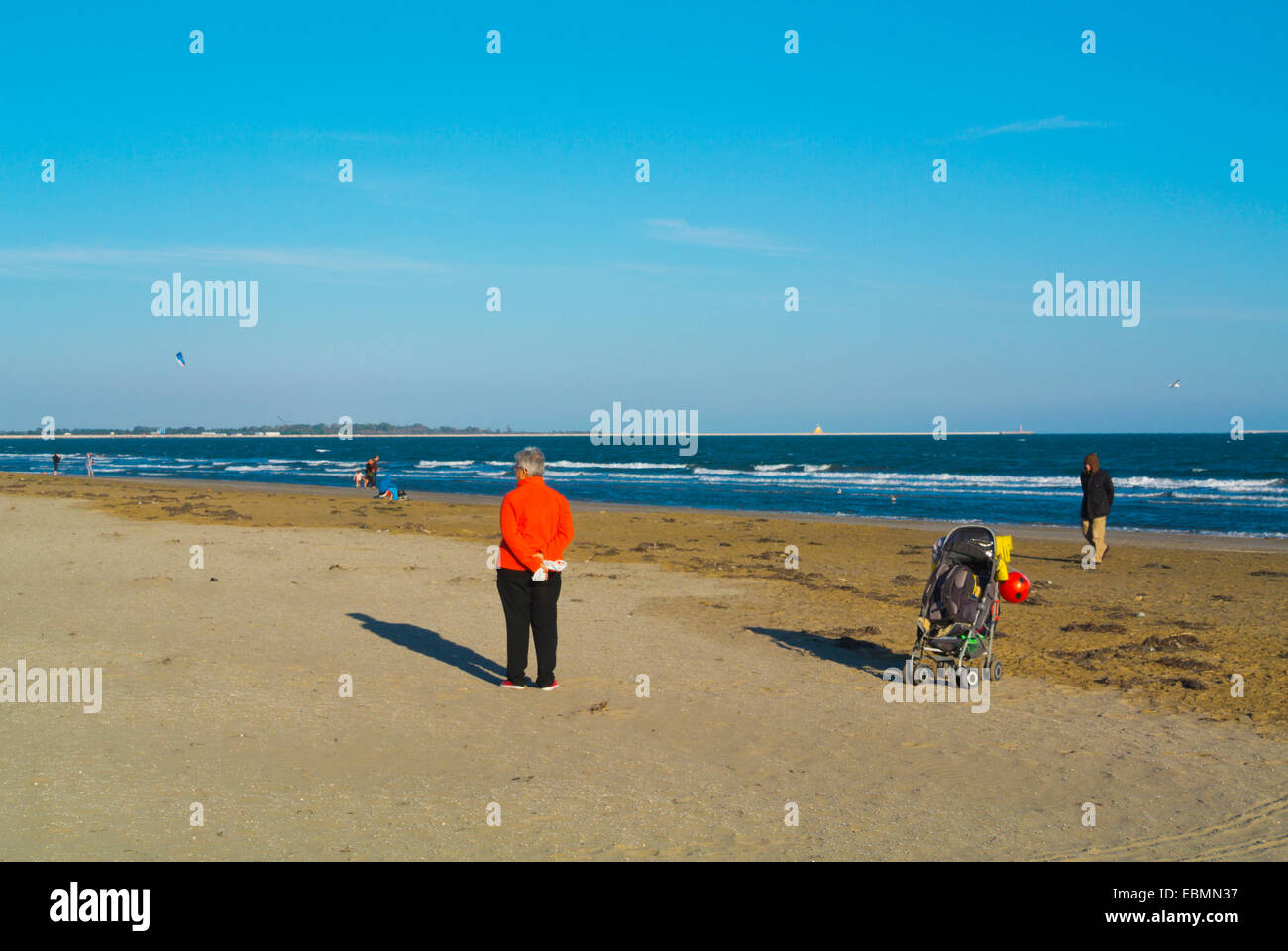 Blue Moon Beach Lido Di Venezia Foto Immagine Stock
