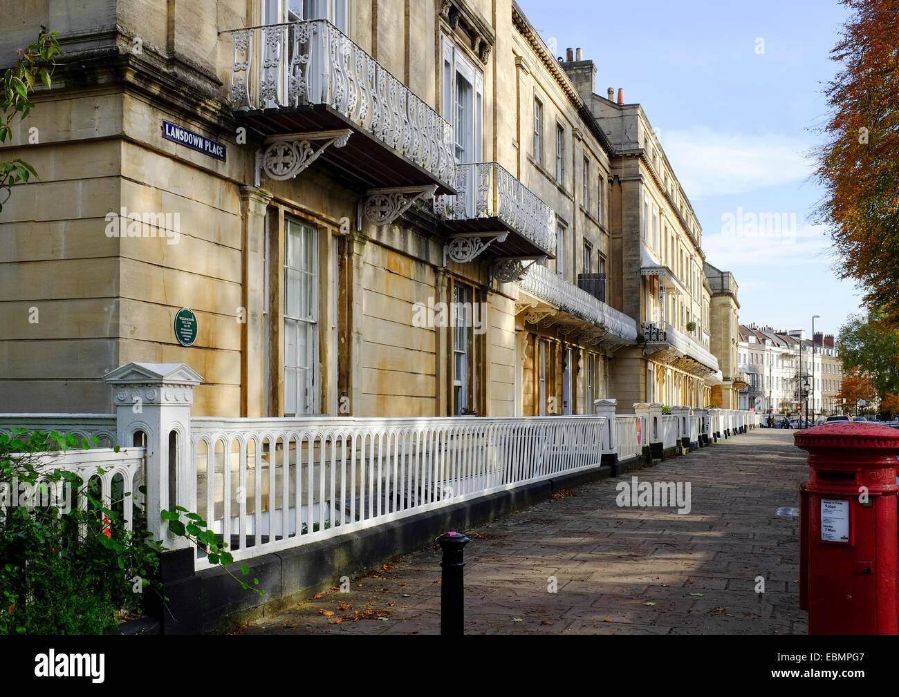 Lansdown posto, Victoria Square, Clifton, Bristol Foto Stock