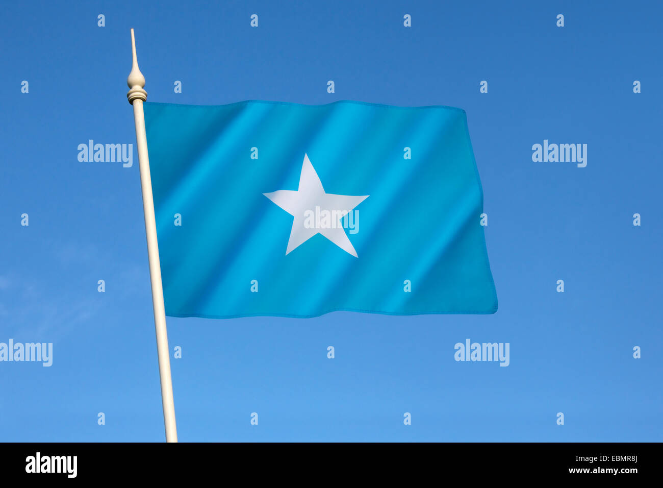 Bandiera della Somalia Foto Stock