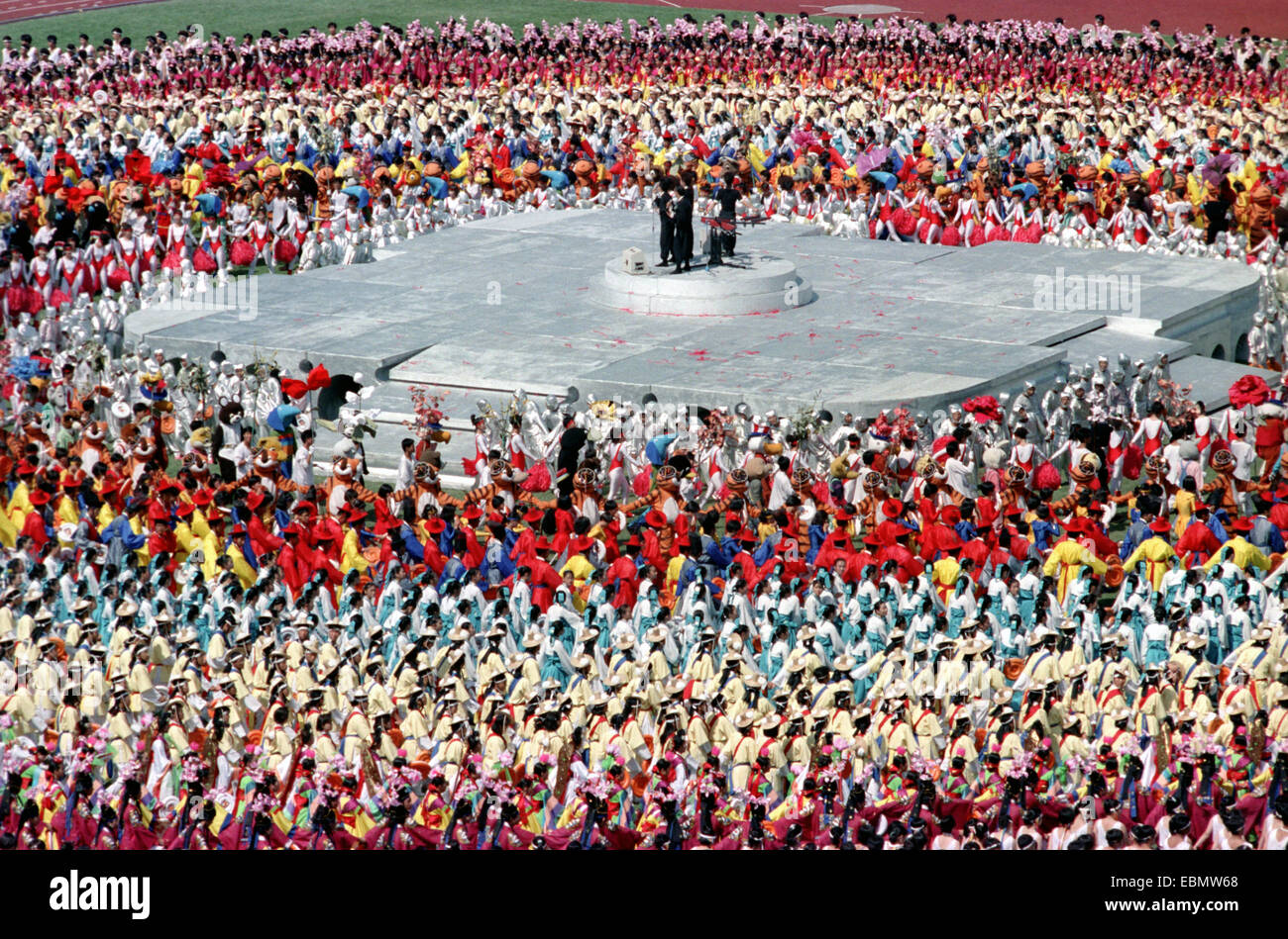 Seul Olimpiadi Di Estate Cerimonie Di Apertura Settembre 17 1988 A Seul In Corea Del Sud Foto Stock Alamy
