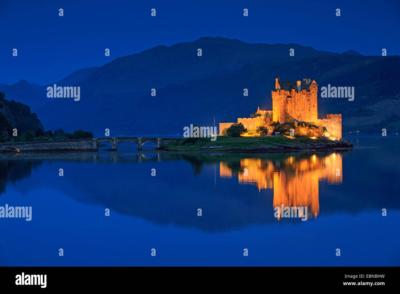 Eilean Donan Castle, Schotland Foto Stock