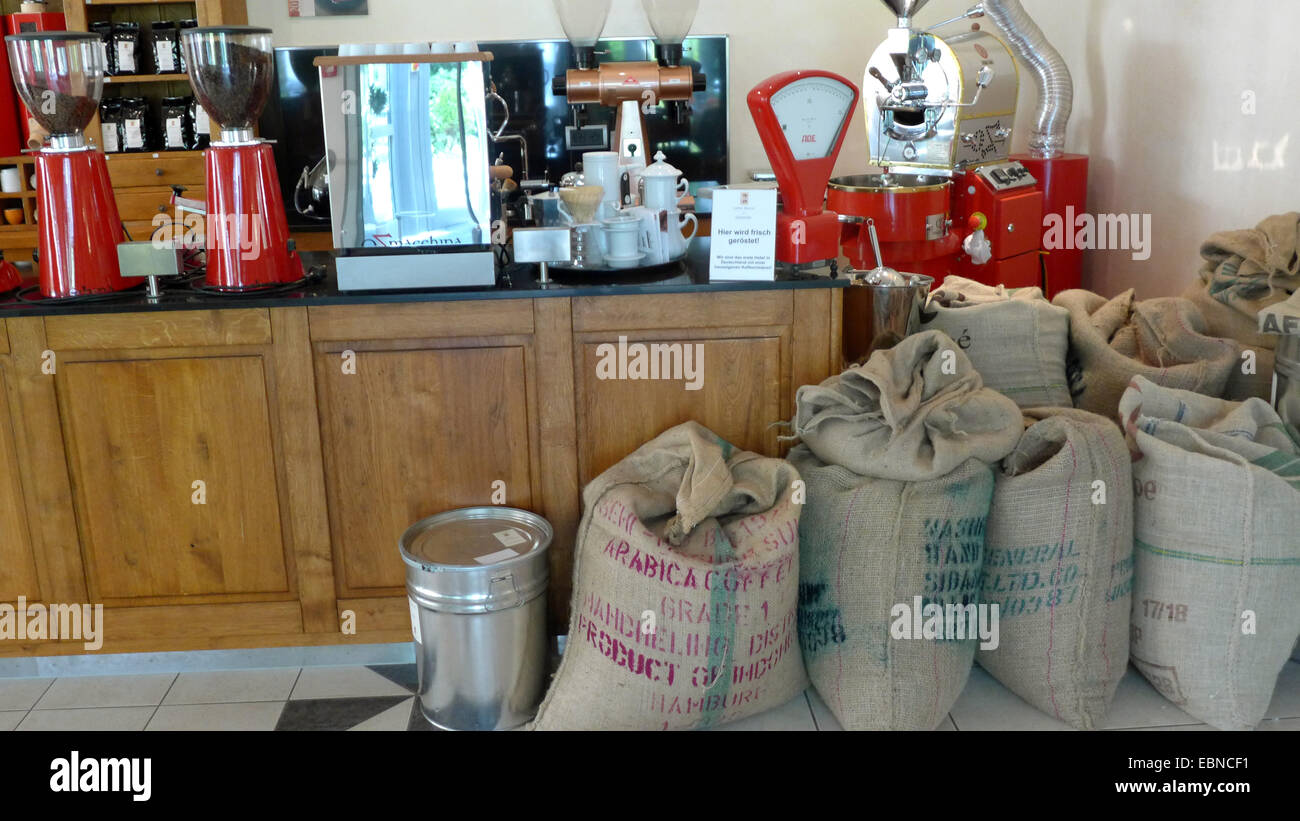 Torrefazione caffè Foto Stock