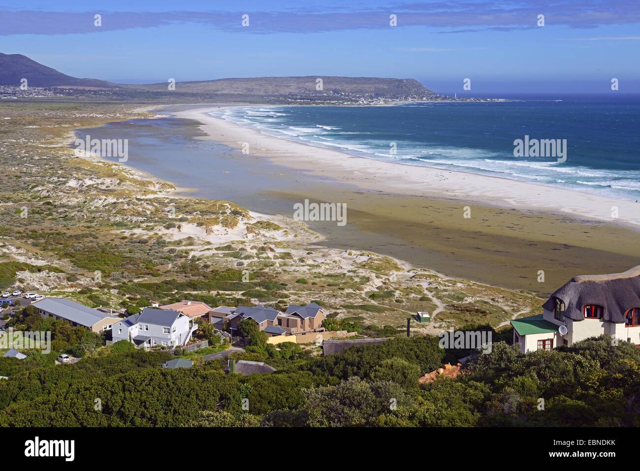 Fish Hoek Beach, Sud Africa, Western Cape, Città del Capo Foto Stock