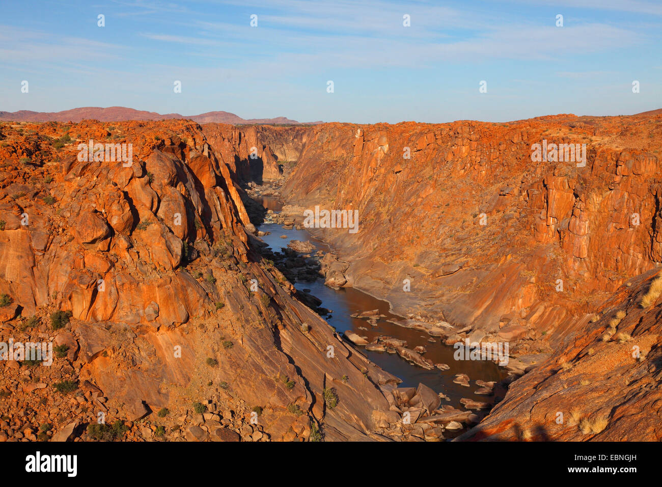 Augrabies Falls National Park, il canyon del fiume Oranje , Sud Africa, Augrabies Falls National Park Foto Stock