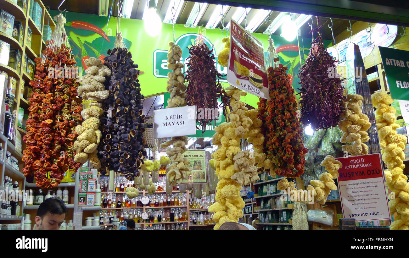 Il Grand Bazaar, Turchia, Istanbul, Eminoenue, Beyazit Foto Stock